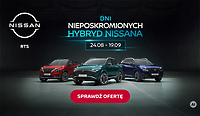 Hybryda, duży rabat i ubezpieczenie za 1% Nissan RTS w Elblągu zaprasza na Dni Nieposkromionych Hybryd