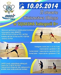 II otwarte Mistrzostwa Elbląga w Squasha