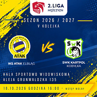 IKS ATAK zagra z SWK KARTPOL Kobyłka