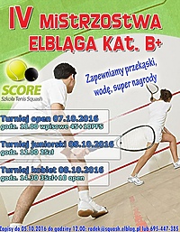 IV Mistrzostwa Squasha