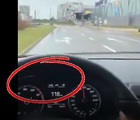 Jechała 118 km/h, nagrała to, a film… zamieściła w Internecie