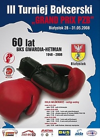 Jedynak z Elbląga na ringu w Białymstoku (boks)