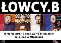 Kabaret „Łowcy.B” wystąpi w Młynarach