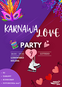 KarnawaLove Party, czyli impreza na lodowisku Helena 