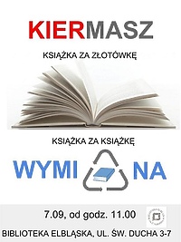 Kiermasz i bookcrossing w bibliotece