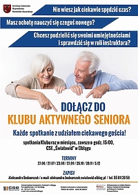 Klub Aktywnego Seniora: Jak jeść i sprzątać ekologicznie