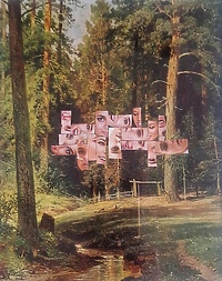 Kolaże Marka Wawryna na wystawie