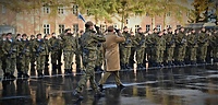 Kolejne szeregi terytorialsów po przysiędze