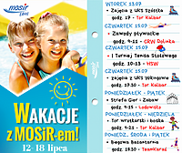 Kolejny tydzień Wakacji z MOSiR-em