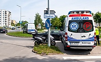 Zderzenie ze skuterem