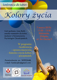 „Kolory Życia”. Konferencja dla kobiet w Bibliotece Elbląskiej
