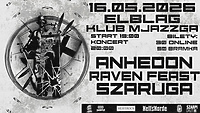 Koncert Anhedon, Raven Feast i Szaruga