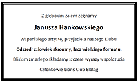 Kondolencje od Lions Club Elbląg
