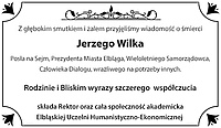Kondolencje od rektora i społecznośći EUH-E