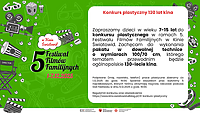 Konkurs plastyczny 130 lat kina w ramach 5. Festiwalu Filmów Familijnych w Kinie Światowid