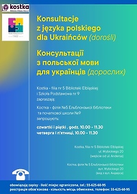 Konsultacje z języka polskiego dla Ukraińców