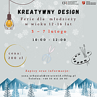 Kreatywny Design, czyli warsztaty dla młodych projektantów