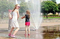 Kurtyna wodna na Dniach Elbląga