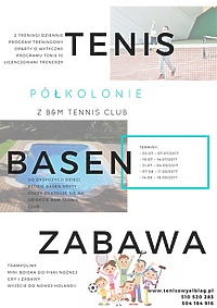 Letnie półkolonie z tenisem