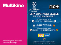 Liga Mistrzów UEFA na wielkim ekranie ponownie w Multikinie