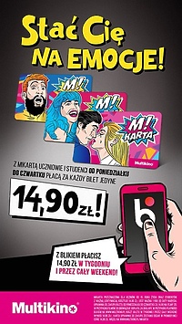 M!Kartą - nowa oferta Multikina dla uczniów i studentów