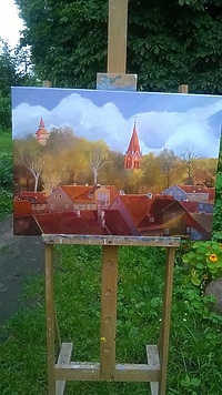 Malarstwo akwarelowe i olejne Jana Lewdorowicza