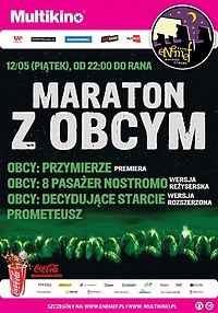 Maraton z obcym 12 maja w Multikinie
