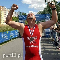 Marcin trzyma formę