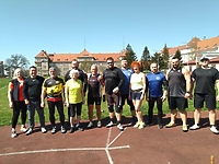 Mastersi rozpoczęli sezon lekkoatletyczny na tartanie