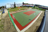 Mecz na otwarcie obiektu sportowego przy EUH-E