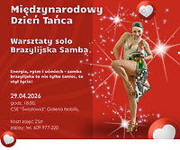 Międzynarodowy Dzień Tańca w Elblągu - świętujemy w rytmie cha-chy i samby