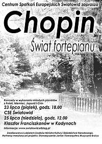 Młodzi pianiści zagrają Chopina
