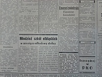 Młodzież szkół elbląskich w miesiącu odbudowy stolicy