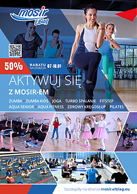 Aktywuj się z MOSiR-em i skorzystaj z 50% zniżki