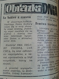 Na bakier z czasem