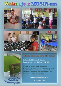 Na lodowisku czekają strefy gier i zabaw