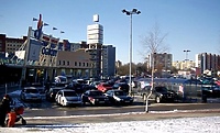 Na miejscu parkingu galeria handlowa