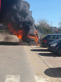 Na Ogólnej spłonęło auto