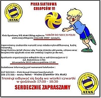 Nabór chłopców do sekcji (siatkówka)