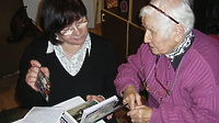 Niebieski różaniec