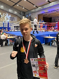 Nikodem Bujalski z medalem mistrzostw Polski