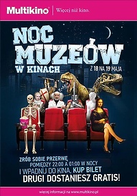 Noc Muzeów w kinach z drugim biletem gratis