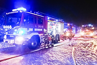 Nocny pożar na Zatorzu