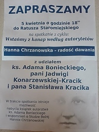 O Hannie Chrzanowskiej z księdzem Bonieckim