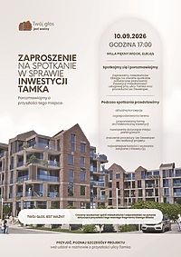 Otwarte spotkanie w sprawie inwestycji na Starym Mieście przy ul. Tamka