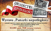 Pamiątki niepodległości w CSE Światowid
