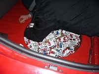 Kontrabanda ukryta w aucie