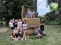 Parada traktorów i siatkarski turniej