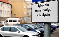 Parking wyłącznie dla mieszkańców