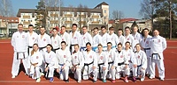 Patrycja na zgrupowaniu kadry (karate)